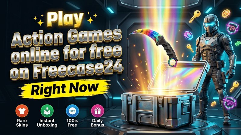Play Action Games online for free on Freecase24